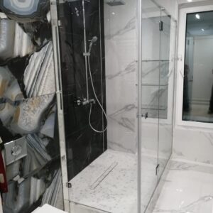 ограждение для душа из стекла